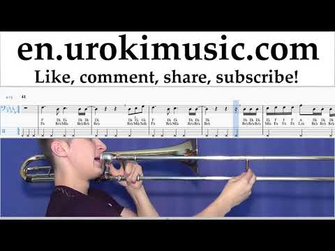 How to Play Trombone Shawn Mendes - Treat You Better Tabs um-i352