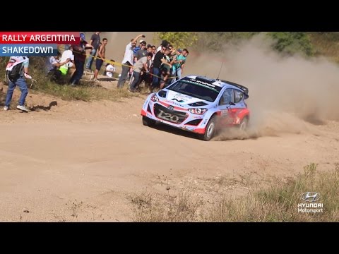 Rally Argentina Shakedown - Hyundai Motorsport 2015