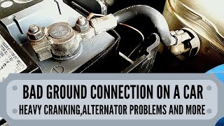 Bad Ground Connection On Cars-Meaning,Symptoms, Diagnosing and Solving The Problem