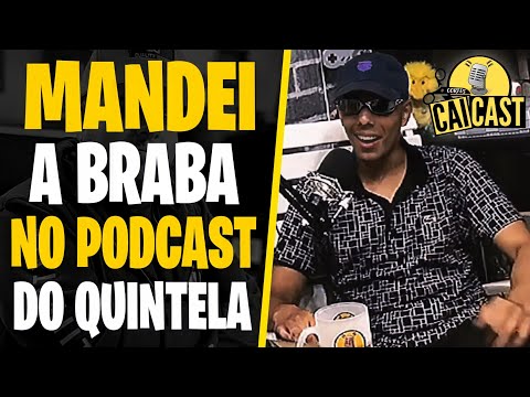 "MANDEI UMA PALINHA NO PODCAST DO QUINTELA" - MC Rafinha ZK | Cortes do Caicast