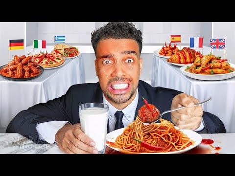 EATING THE SPICIEST FOOD FROM EVERY COUNTRY: EUROPE EDITION