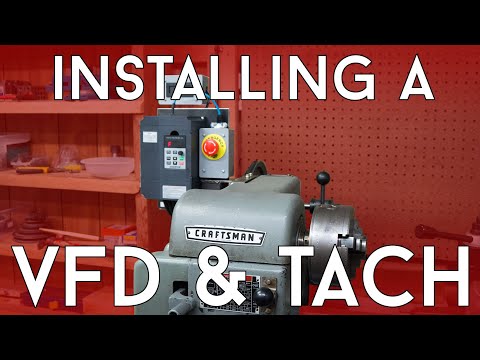 Adding a VFD and Spindle Speed Display - Atlas Lathe, Part 4