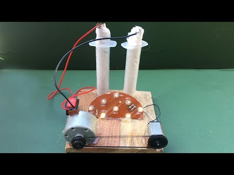 How to Make Free Energy 100% Work Using Powerful DC Motor And Salt Water Battery Lamp