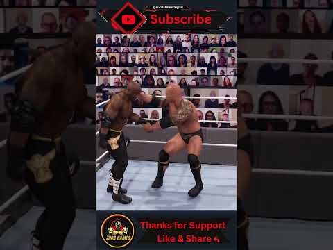 Rock hits catching Rock bottom | WWE2K22 | Rock vs Bobby | Zurashorts