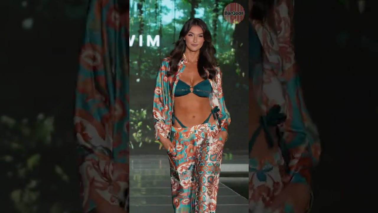 💥 This look hit hard! Miami Swim Week fashion Show 2025 #shorts
