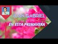 JUAN GABRIEL -  EN ESTA PRIMAVERA (Letra)