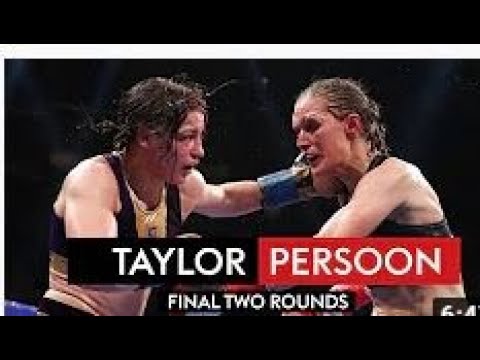 Katie Taylor vs Delfine Persoon 2   Full Fight  Highlights