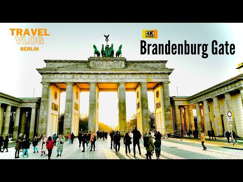 The Brandenburg Gate | Must Visit Tourist Attraction in Berlin, Germany 🇩🇪 | History | 4k