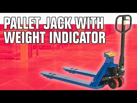 Pallet Jack with Built In Weight Indicator