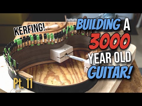 How To Build An Acoustic Guitar. Episode 11 (The Kerfing)