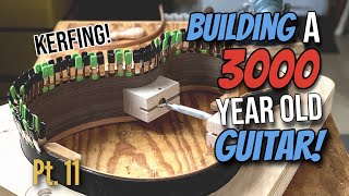 How To Glue In Kerfing On An Acoustic Guitar.