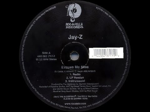 ⚪ Jay-Z Feat. Pharrell Williams - Excuse Me Miss (LP Version) 93 BPM *2003*