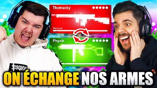 On ÉCHANGE NOS CLASSES sur WARZONE ... IL ME SURPREND avec CETTE CLASSE SUR COTÉ