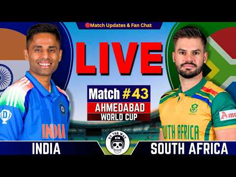 🔴IND vs SA, 43rd Match World Cup | Live Cricket match Today | INDIA vs South Africa | IND Batting