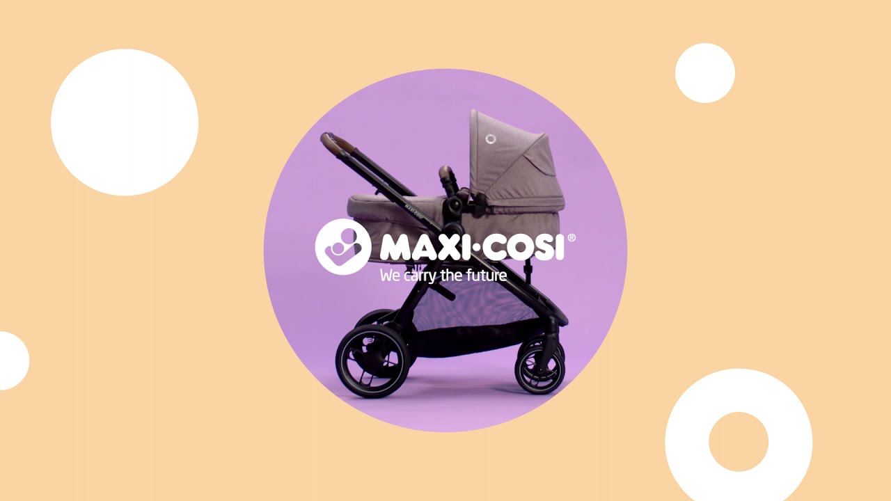 MAXI-COSI Poussette 3 en 1 ZeliaS iSize-Nacelle+Siège auto Cabriofix S  iSize+Sac à langer - Gris Gris - Kiabi - 359.99€