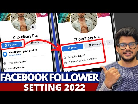 How to activate follower option in facebook account 2022 | Followers on Facebook Settings 2022 ✅