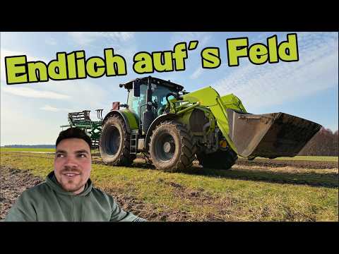 Sommer-Weizen Nachsaat und aufräumen bei den Kartoffelmieten | Farmvlog #254