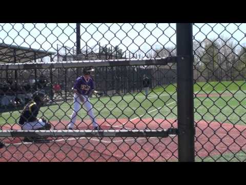 Jonathan hitting vs. D1 Notre Dame pitcher