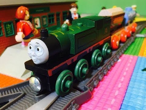 Fisher Price Thomas e Friends Wooden Train Whiff su Trackmaster track【il treno】02913+it