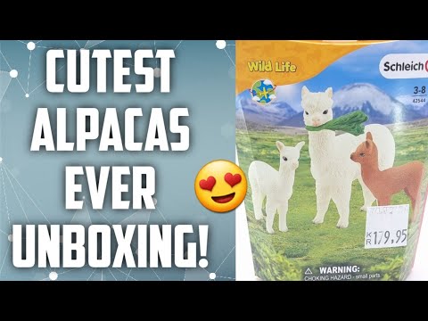 SCHLEICH „Wild Life“ rinkinys Alpakų šeima video