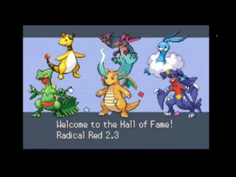 Pokemon Radical Red (2.3a) Mono Dragon Elite 4 and Champion