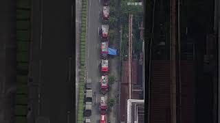 【熊本地震】【空撮】煙突が倒れた日本製紙八代工場、安否不明者の救助活動続く #shorts