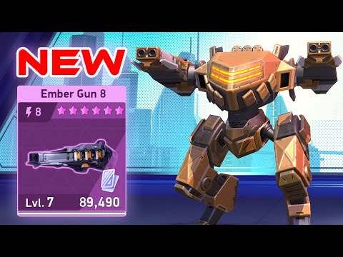 New Ember Gun 8: Shadow's Secret Weapon | Mech Arena Gameplay