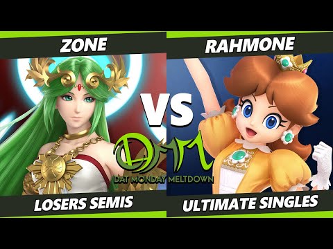 DAT Monday Meltdown 223 Losers Semis - Zone (Palutena) Vs. Rahmone (Daisy) SSBU Ultimate Tournament