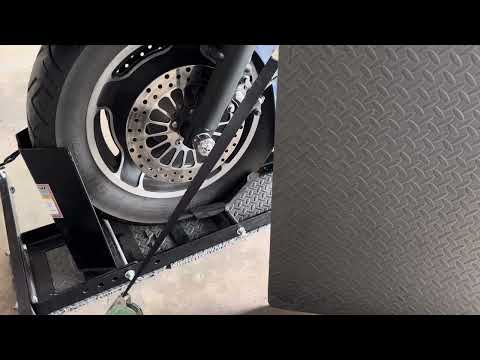 Two tips for using and modifying your Harbor Freight Pittsburgh motorcycle wheel chock