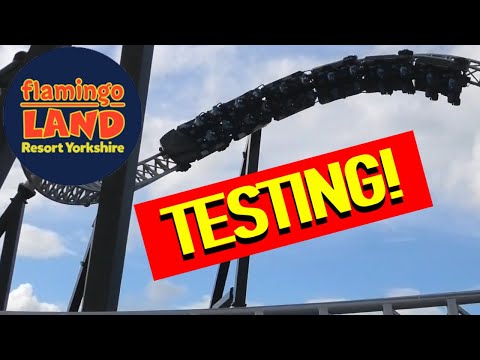 Flamingo Land's NEW Coaster NOW TESTING!