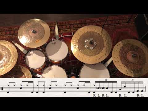 60 Second Drum Lesson | half bar sixtuplets fill