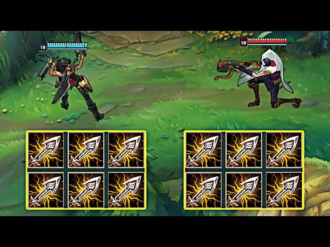 SAMIRA vs JHIN 6x INFINITY FULL BUILD FIGHTS & Best Moments!