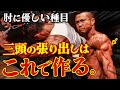 【腕トレ解説】日本トップクラスの三頭の張り出しはこれで作りました。