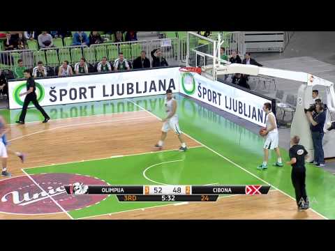 ABA Liga 2014/15, Round 14 highlights: Union Olimpija - Cibona (23.12.2014)