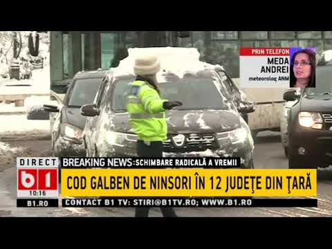 SCHIMBARE RADICALA - COD GALBEN DE NINSORI IN 12 JUDETE_Stiri b1_8 ianuarie 2021