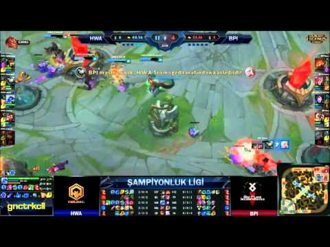 HWA fabFabulous Cassiopia VS BPI Nases Gnar Özet 2015 Şampiyonluk Ligi H1G2