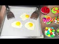 ASMR Cold Fried Eggs Experiment How To Make Oddly Satisfying Ice Cream Rolls