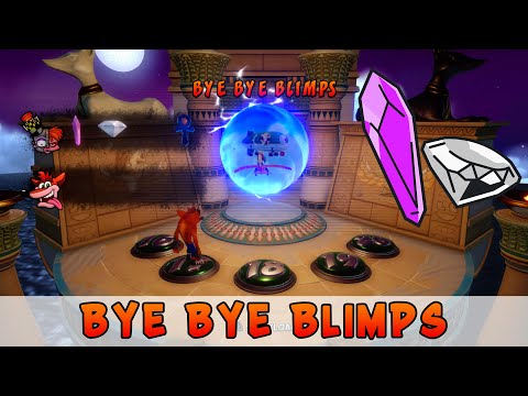 Bye Bye Blimps (Crystal & Gem) • Crash Bandicoot 3 N. Sane Trilogy • 108% Walkthrough • Pt 20