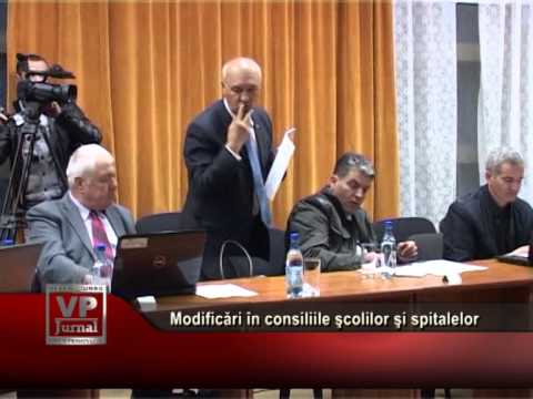 Modificări în consiliile şcolilor şi spitalelor