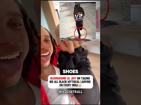 Bloodhound Lil Jeff’s Shoes That He Took On All His Drills😳 #bloodhoundliljeff