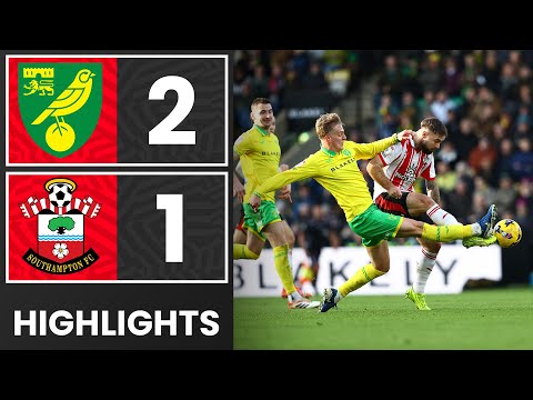 HIGHLIGHTS: Norwich City 2-1 Southampton | Championship