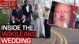 Behind the scenes of Julian Assange's maximum-security wedding | 60 Minutes Australia video