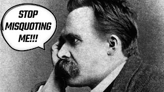 The terrible irony of Nietzsche's most memorable line