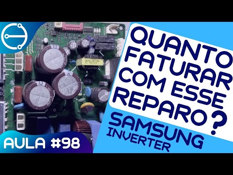 Vídeo: Micro em Curto + Fonte Ticando Samsung Inverter 9K - 5 passos