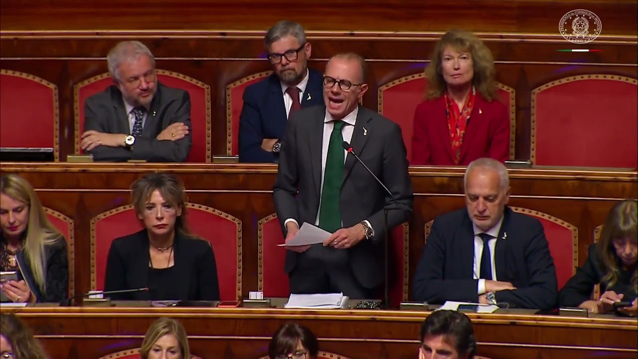 PREMIER TIME - IL SENATORE DELLA LEGA MASSIMILIANO ROMEO INTERROGA GIORGIA MELONI