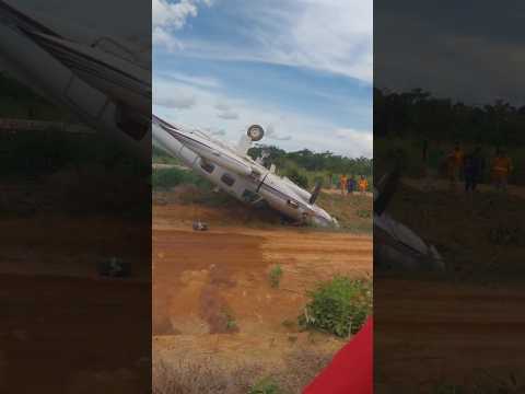 avião que buscava um paciente de UTI caiu na cidade de Nova Bandeirantes, no Mato Grosso. #shorts