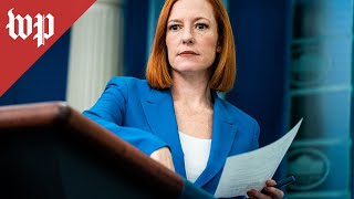 WATCH: Jen Psaki holds White House press briefing video