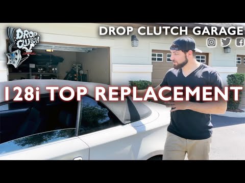 BMW 128i Convertible Top Replacement - Fresh Look - 4K