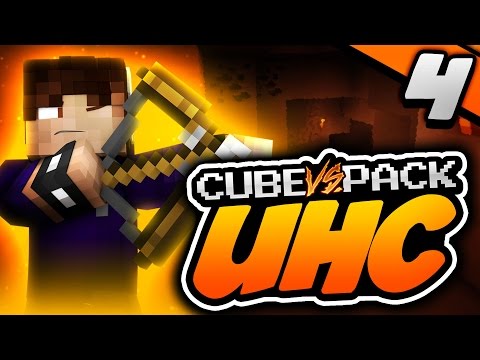 Minecraft: Cube Vs. Pack UHC! "C-c-c-COMBO GLITCH" #4