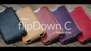 Skórzane etui flipDown C do Apple iPhone 6 / 6s